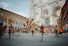 La fotogallery della comparsa della Selva davanti al Duomo con il Palio